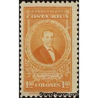 Costa Rica 1945 Bruno Carranza Ramírez (1822-1891)-Stamps-Costa Rica-Mint-StampPhenom