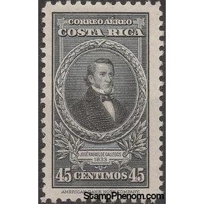 Costa Rica 1945 José Rafael de Gallegos y Alvarado (1784 - 1850)-Stamps-Costa Rica-Mint-StampPhenom