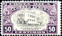 Costa Rica 1946 Hospital San Juan de Dios, San José-Stamps-Costa Rica-Mint-StampPhenom