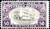 Costa Rica 1946 Hospital San Juan de Dios, San José-Stamps-Costa Rica-Mint-StampPhenom