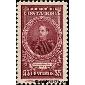 Costa Rica 1946 Próspero Fernández Oreamuno (1834-1885)-Stamps-Costa Rica-Mint-StampPhenom