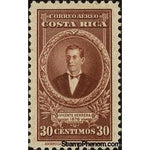 Costa Rica 1946 Vicente Herrera Zeledón (1821-1888)-Stamps-Costa Rica-Mint-StampPhenom