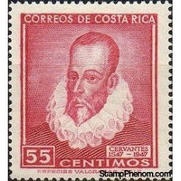 Costa Rica 1947 Miguel de Cervantes Saavedra (1547-1616)-Stamps-Costa Rica-Mint-StampPhenom