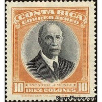 Costa Rica 1947 Ricardo Jiménez Oreamuno (1859-1945)-Stamps-Costa Rica-Mint-StampPhenom