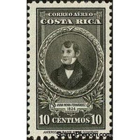 Costa Rica 1948 Juan Mora Fernández (1784-1854)-Stamps-Costa Rica-Mint-StampPhenom