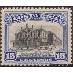 Costa Rica 1948 National Theatre-Stamps-Costa Rica-Mint-StampPhenom