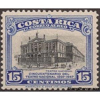 Costa Rica 1948 National Theatre-Stamps-Costa Rica-Mint-StampPhenom