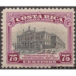 Costa Rica 1948 National Theatre-Stamps-Costa Rica-Mint-StampPhenom