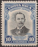 Costa Rica 1948 President Rafael Yglesias Castro (1861-1924)-Stamps-Costa Rica-Mint-StampPhenom