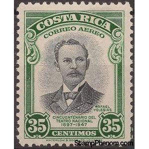 Costa Rica 1948 President Rafael Yglesias Castro (1861-1924)-Stamps-Costa Rica-Mint-StampPhenom