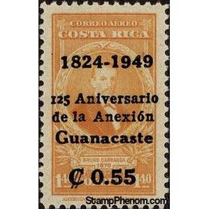 Costa Rica 1949 Bruno Carranza-Stamps-Costa Rica-Mint-StampPhenom