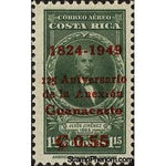 Costa Rica 1949 Jesus Jimenez-Stamps-Costa Rica-Mint-StampPhenom