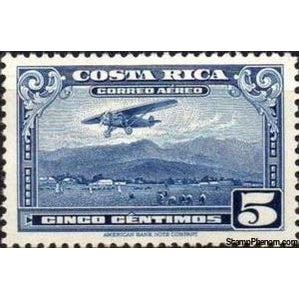 Costa Rica 1952 Mail Plane-Stamps-Costa Rica-Mint-StampPhenom