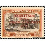 Costa Rica 1953 Colon-Stamps-Costa Rica-Mint-StampPhenom