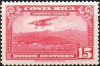 Costa Rica 1953 Mail Plane-Stamps-Costa Rica-Mint-StampPhenom