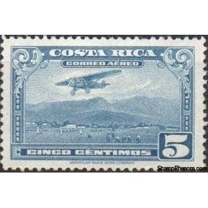 Costa Rica 1953 Mail Plane-Stamps-Costa Rica-Mint-StampPhenom