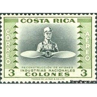 Costa Rica 1954 Aviation Products-Stamps-Costa Rica-Mint-StampPhenom