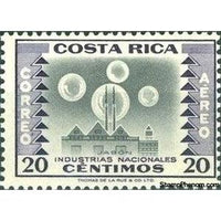 Costa Rica 1954 Soap-Stamps-Costa Rica-Mint-StampPhenom