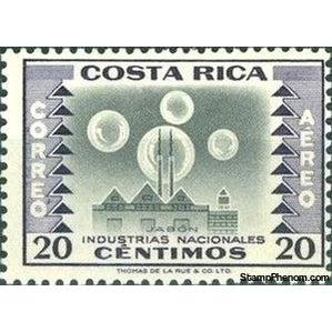 Costa Rica 1954 Soap-Stamps-Costa Rica-Mint-StampPhenom