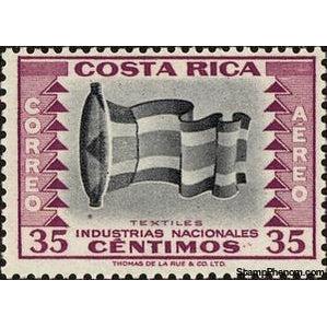 Costa Rica 1954 Textiles-Stamps-Costa Rica-Mint-StampPhenom