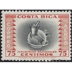 Costa Rica 1956 Medicine-Stamps-Costa Rica-Mint-StampPhenom