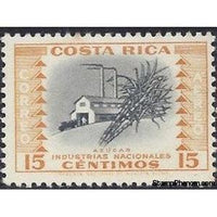 Costa Rica 1956 Sugar Refinery-Stamps-Costa Rica-Mint-StampPhenom