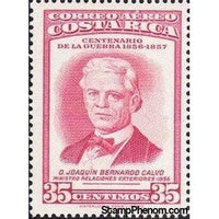 Costa Rica 1957 Joaquin Bernardo Calvo.-Stamps-Costa Rica-Mint-StampPhenom