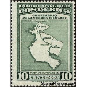 Costa Rica 1957 Map of Guanacaste-Stamps-Costa Rica-Mint-StampPhenom