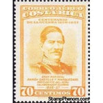 Costa Rica 1957 Ramon Castilla y Marquesado.-Stamps-Costa Rica-Mint-StampPhenom