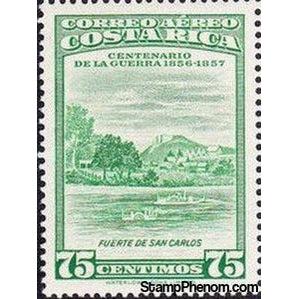 Costa Rica 1957 San Carlos Fortress.-Stamps-Costa Rica-Mint-StampPhenom