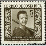 Costa Rica 1959 Boy of José Ribera-Stamps-Costa Rica-Mint-StampPhenom