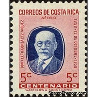 Costa Rica 1959 Cleto González Víquez-Stamps-Costa Rica-Mint-StampPhenom