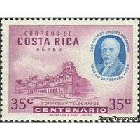 Costa Rica 1959 Post Office San José-Stamps-Costa Rica-Mint-StampPhenom