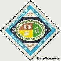 Costa Rica 1960 OEA Emblems-Stamps-Costa Rica-Mint-StampPhenom