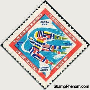 Costa Rica 1960 OEA Emblems-Stamps-Costa Rica-Mint-StampPhenom