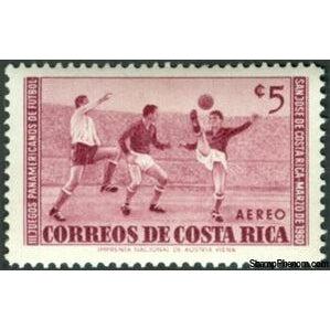 Costa Rica 1960 Pan-American Football Championships-Stamps-Costa Rica-Mint-StampPhenom