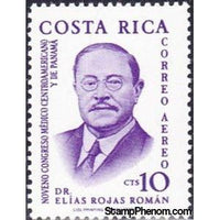 Costa Rica 1961 Elías Rojas Román (1861 - 1930)-Stamps-Costa Rica-Mint-StampPhenom