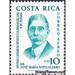 Costa Rica 1961 José Marí­a Soto Alfaro (1860-1931)-Stamps-Costa Rica-Mint-StampPhenom