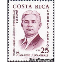 Costa Rica 1961 Juan José Ulloa Giralt (1857 - 1913)-Stamps-Costa Rica-Mint-StampPhenom