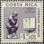 Costa Rica 1961 UNESCO-Stamps-Costa Rica-Mint-StampPhenom