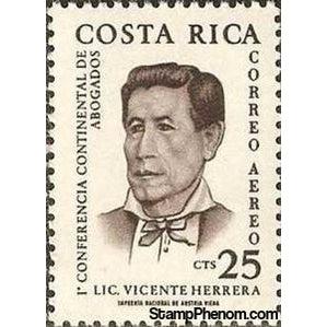 Costa Rica 1961 Vicente Herrera-Stamps-Costa Rica-Mint-StampPhenom