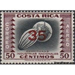 Costa Rica 1962 Preserving surcharged-Stamps-Costa Rica-StampPhenom