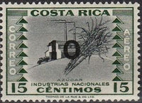 Costa Rica 1962 Sugar surcharged-Stamps-Costa Rica-StampPhenom