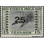 Costa Rica 1962 Sugar surcharged-Stamps-Costa Rica-StampPhenom