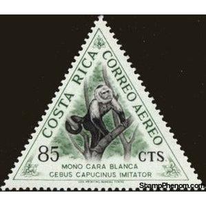 Costa Rica 1963 Capuchin monkey-Stamps-Costa Rica-Mint-StampPhenom