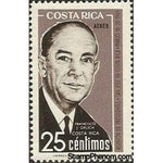 Costa Rica 1963 Francisco J. Orlich, Costa Rica-Stamps-Costa Rica-Mint-StampPhenom