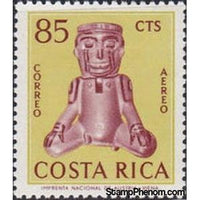 Costa Rica 1963 Kneeling Kazike-Stamps-Costa Rica-Mint-StampPhenom