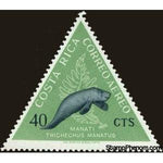 Costa Rica 1963 Manati (Trichechus manatus)-Stamps-Costa Rica-Mint-StampPhenom