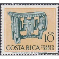 Costa Rica 1963 Ornamental Stool-Stamps-Costa Rica-Mint-StampPhenom