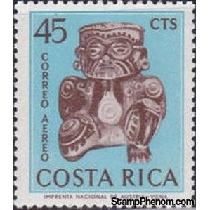 Costa Rica 1963 Squatting Kazike-Stamps-Costa Rica-Mint-StampPhenom